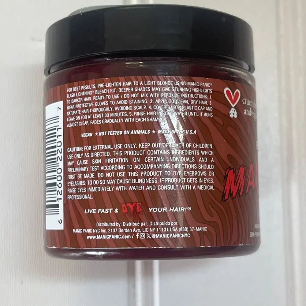 NEW SEALED‎ Manic Panic Tigers Eye Auburn Semi Permanent Hair Dye